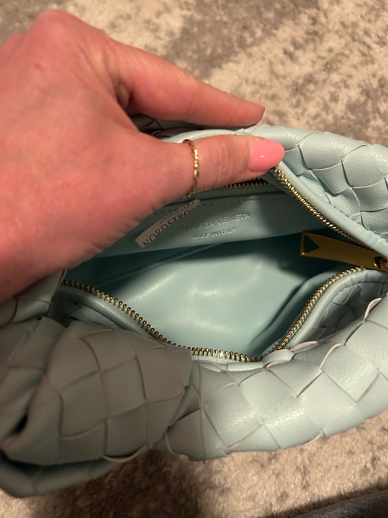 Bottega Veneta mini Jodie in washed teal